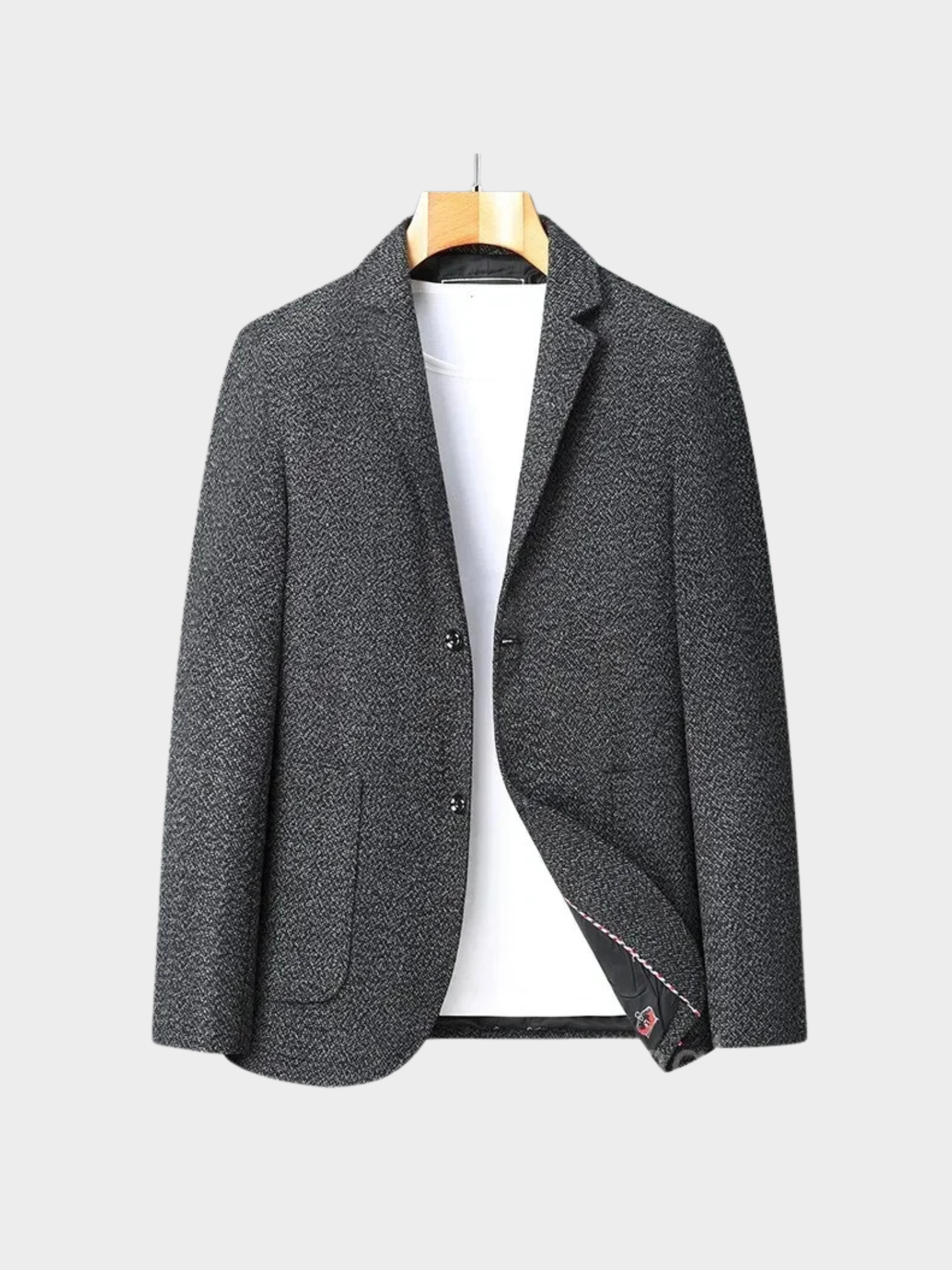 Men’s Polyester Blazer – Single-Breasted Non-Woven Jacket