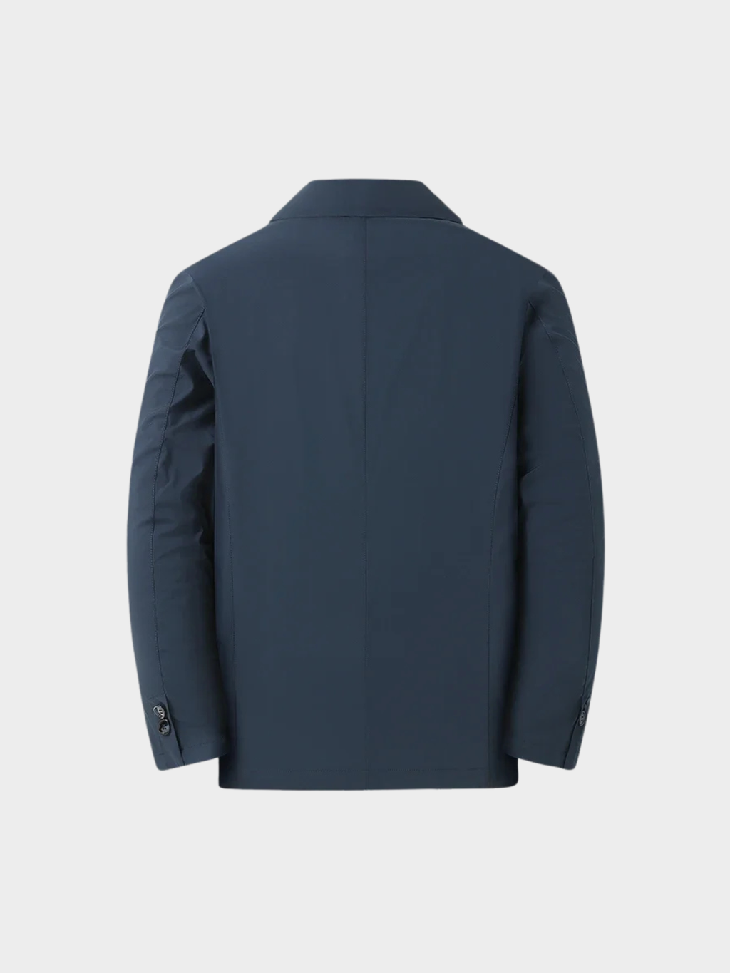 Men’s Zip Front Jacket with Turn-Down Collar