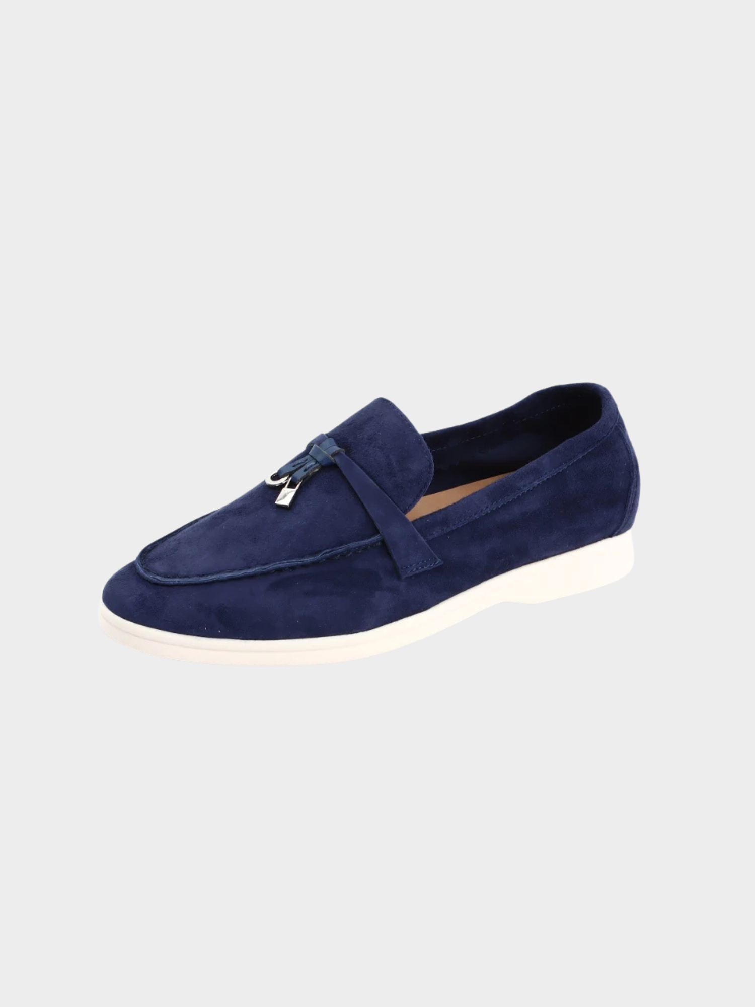 Women’s Suede Loafers with Slip-On Design