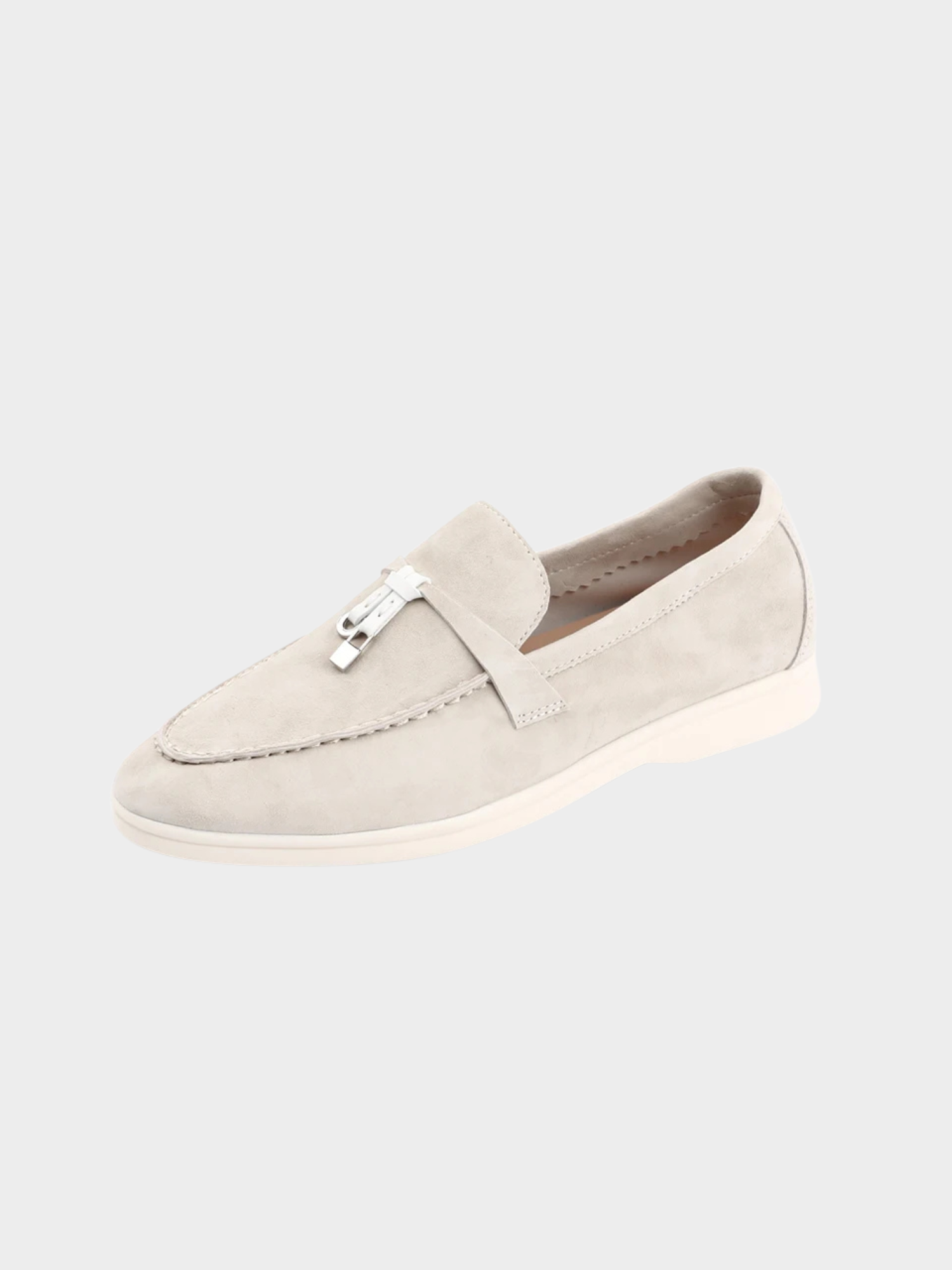 Women’s Suede Loafers with Slip-On Design