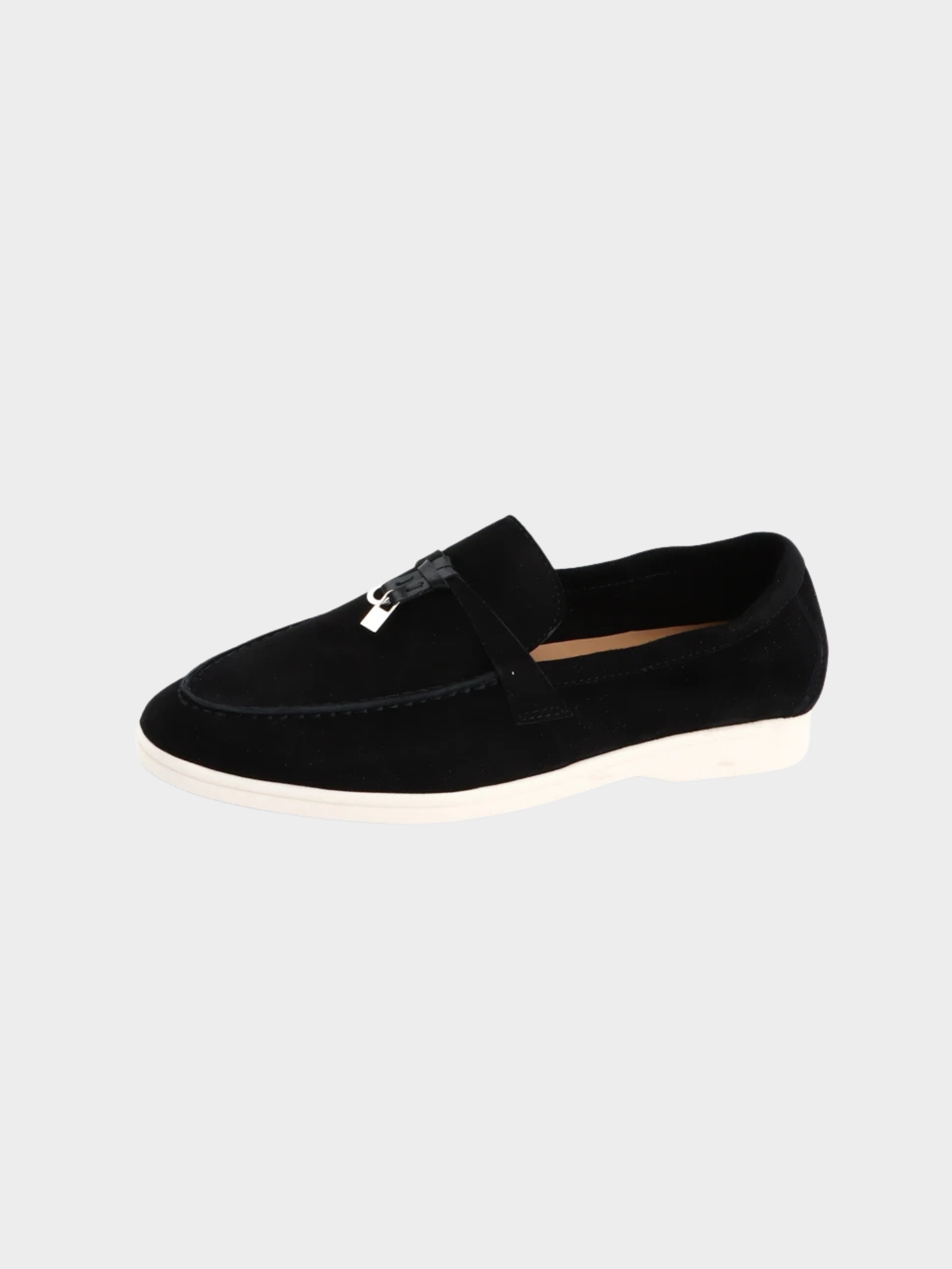 Women’s Suede Loafers with Slip-On Design