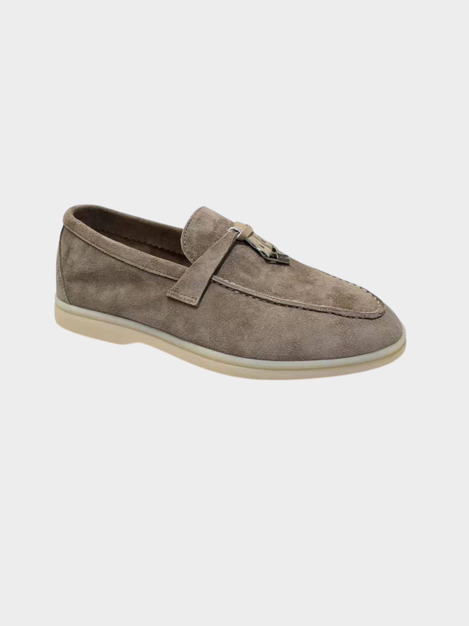Women’s Suede Loafers with Slip-On Design