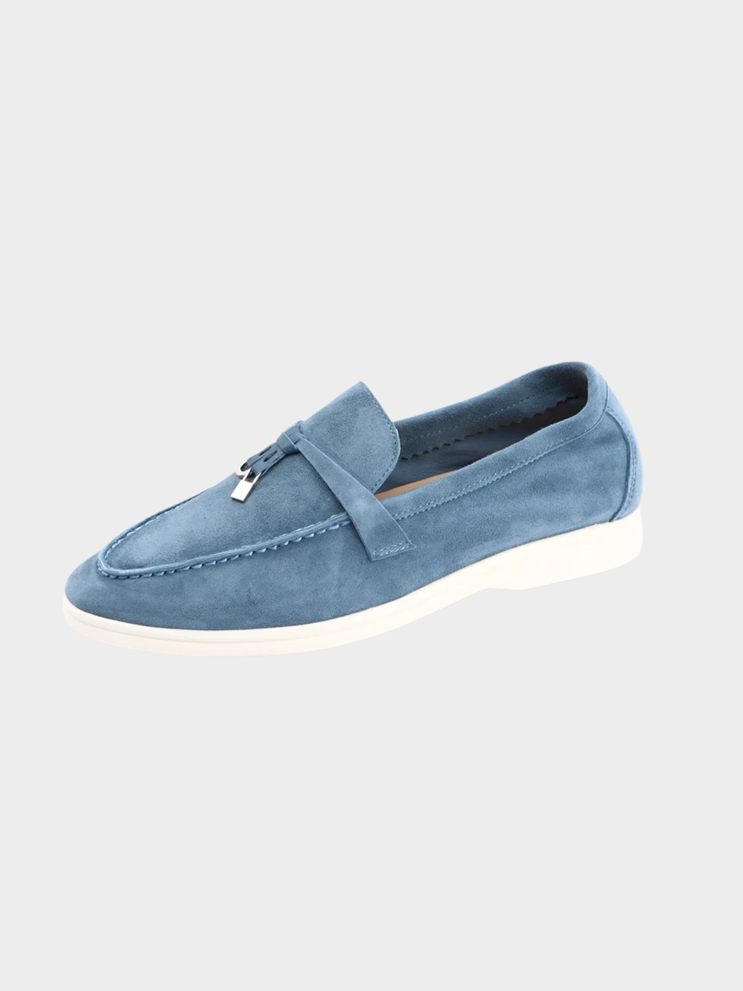 Women’s Suede Loafers with Slip-On Design