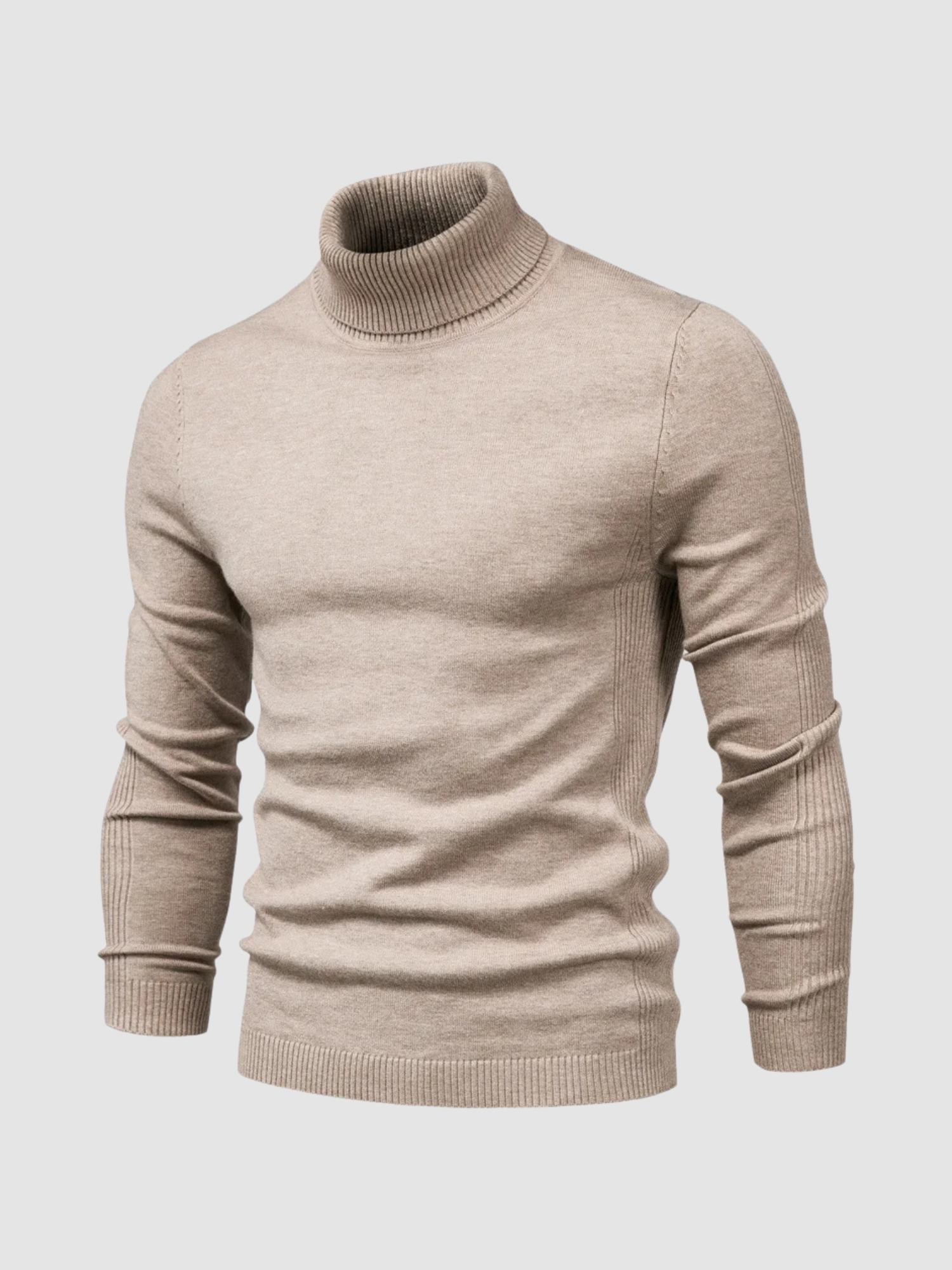Men’s Knit Turtleneck Pullover Sweater