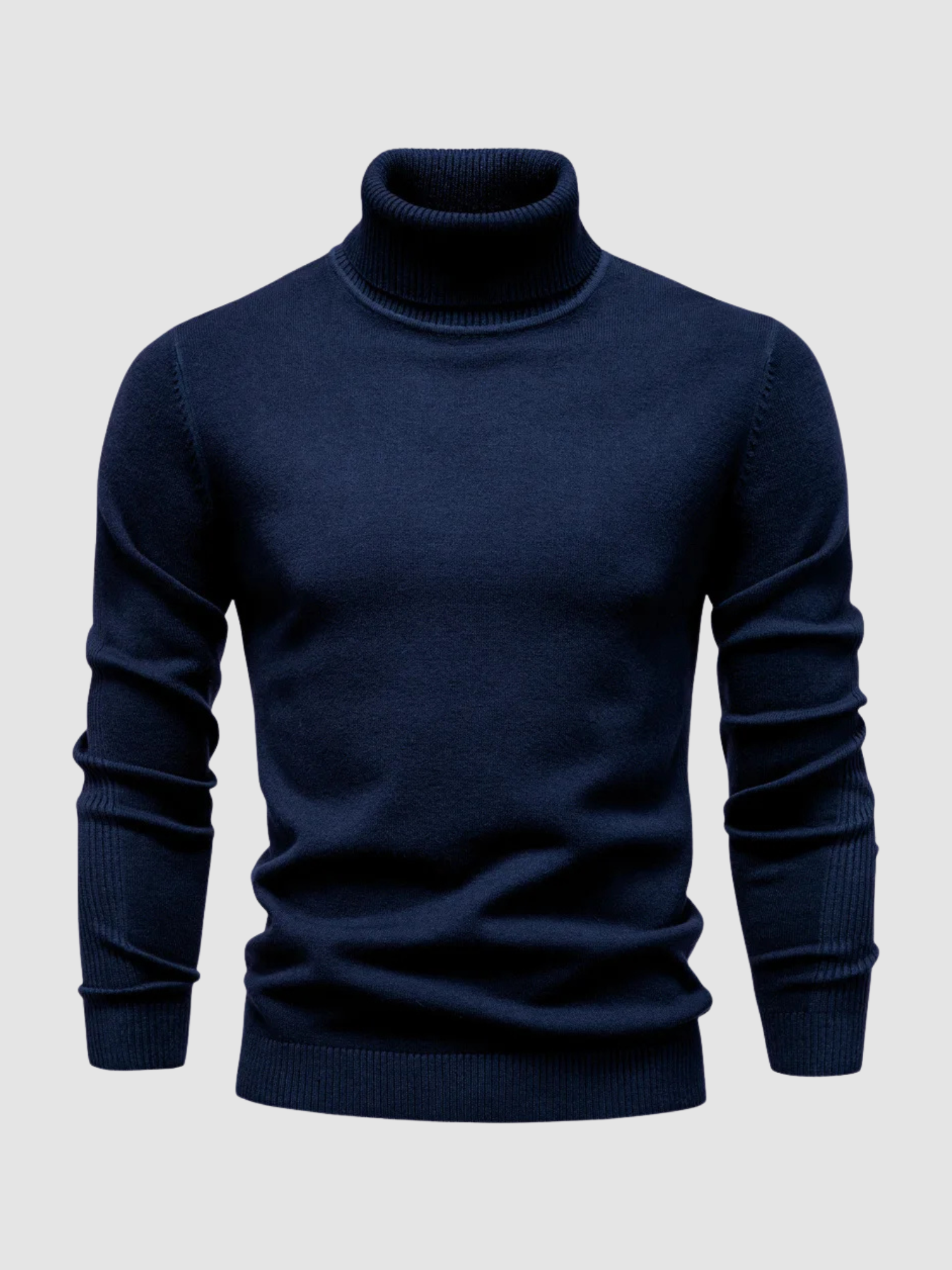 Men’s Knit Turtleneck Pullover Sweater